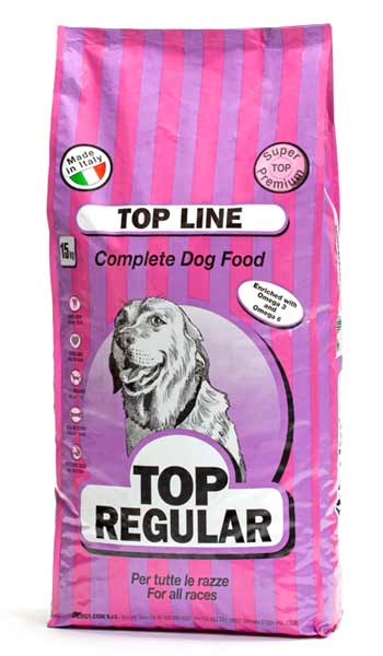 Top Regular, Food for adult dogs of all breeds.